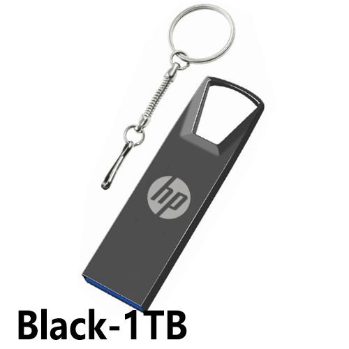 HP 64GB 1TB 2TB High Speed USB Flash Drive with Key Ring High Speed 128 USB Flash Drive Metal USB Stick 16GB 32GB 8GB Metal Pendrive Waterproof Memory Stick U Disk 2.0 Storage Disk USB Drives