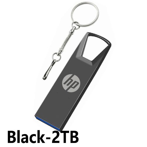 HP 64GB 1TB 2TB High Speed USB Flash Drive with Key Ring High Speed 128 USB Flash Drive Metal USB Stick 16GB 32GB 8GB Metal Pendrive Waterproof Memory Stick U Disk 2.0 Storage Disk USB Drives