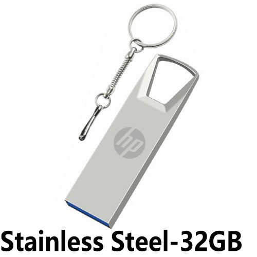 HP 64GB 1TB 2TB High Speed USB Flash Drive with Key Ring High Speed 128 USB Flash Drive Metal USB Stick 16GB 32GB 8GB Metal Pendrive Waterproof Memory Stick U Disk 2.0 Storage Disk USB Drives