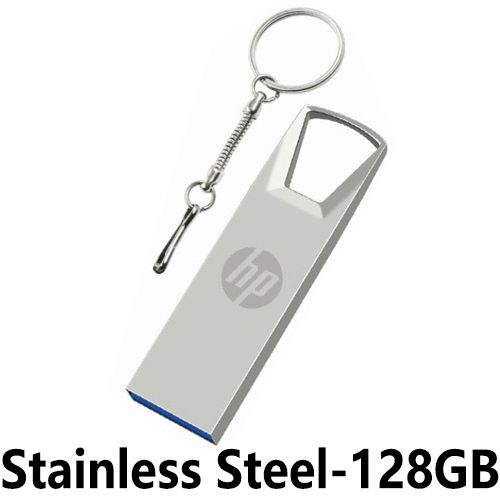 HP 64GB 1TB 2TB High Speed USB Flash Drive with Key Ring High Speed 128 USB Flash Drive Metal USB Stick 16GB 32GB 8GB Metal Pendrive Waterproof Memory Stick U Disk 2.0 Storage Disk USB Drives