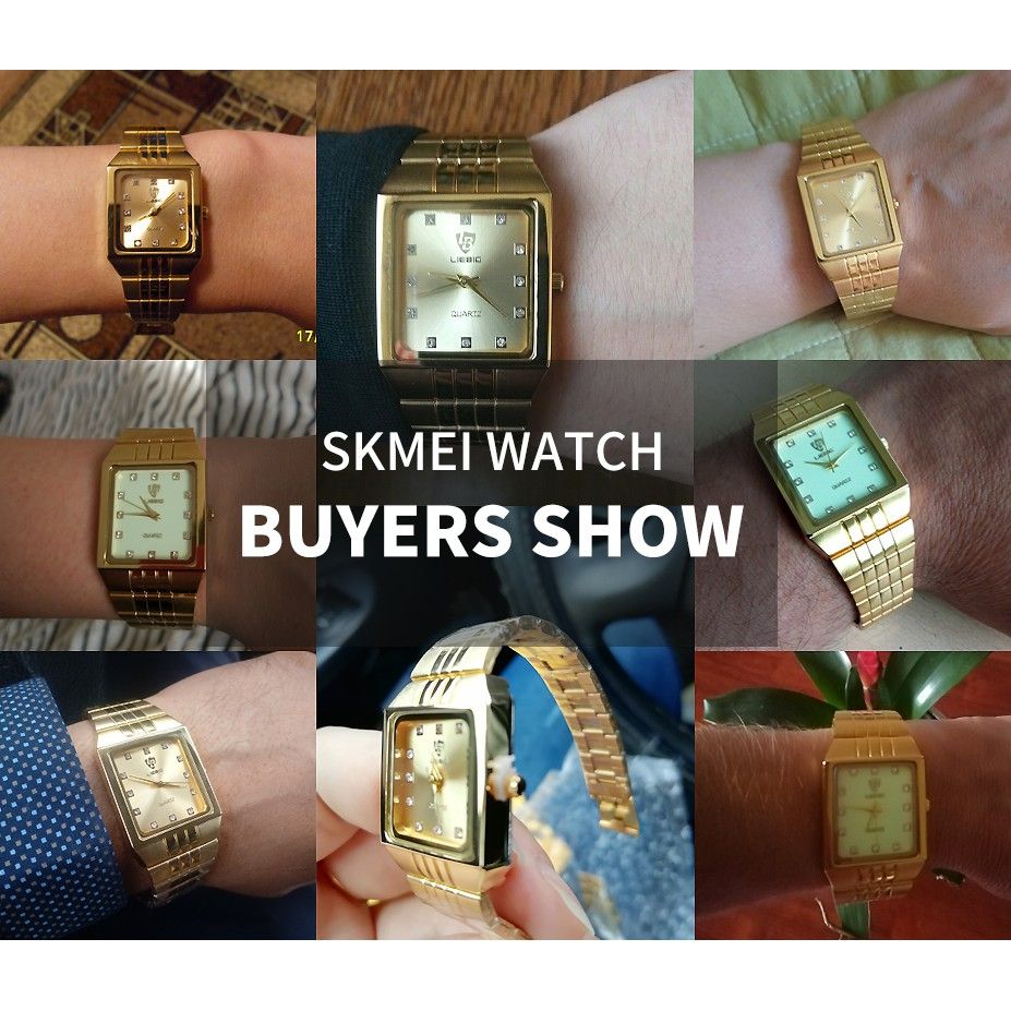 LIEBIG Watch Classic Gold Quartz Watch Couple watches Fashion Watch Luxury LIEBIG Luminous watch Casual Stainless Steel Men Watch Diamond Analog Watch Birthday gifts for couples Valentine's Day gifts