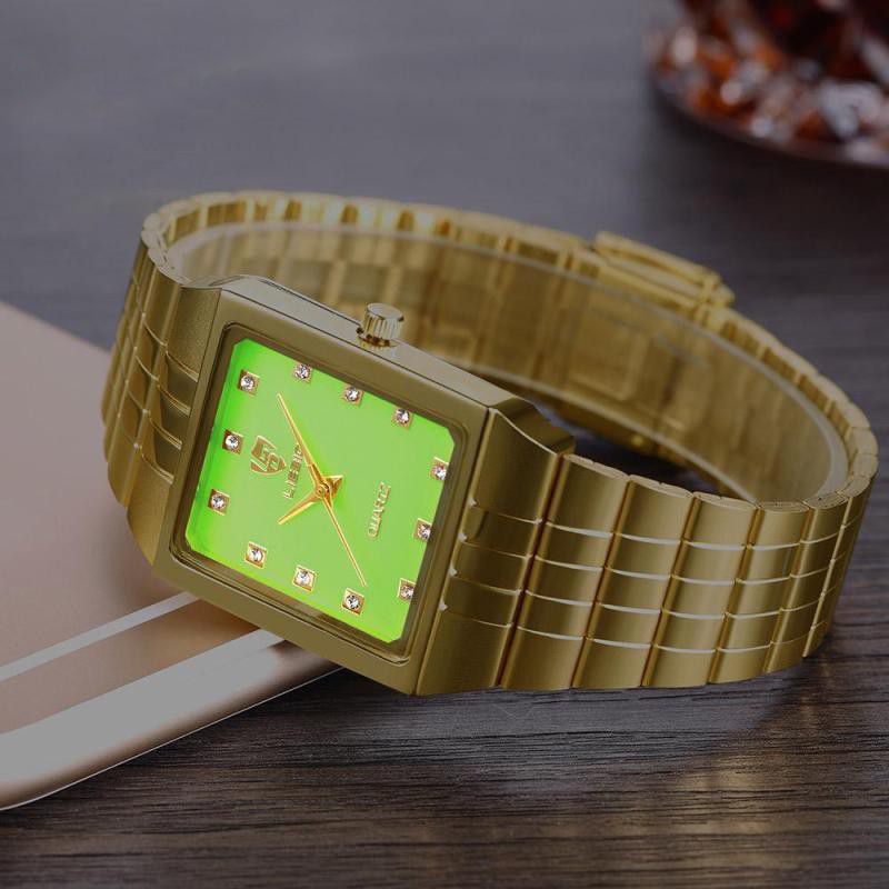 LIEBIG Fashion Casual ladies watch Women Wrist band Stainless Steel Gold Couple watches Waterproof Quartz Wrist Watch Luxury Luminous Analog watch Men Watch Birthday gifts Valentine's Day gifts