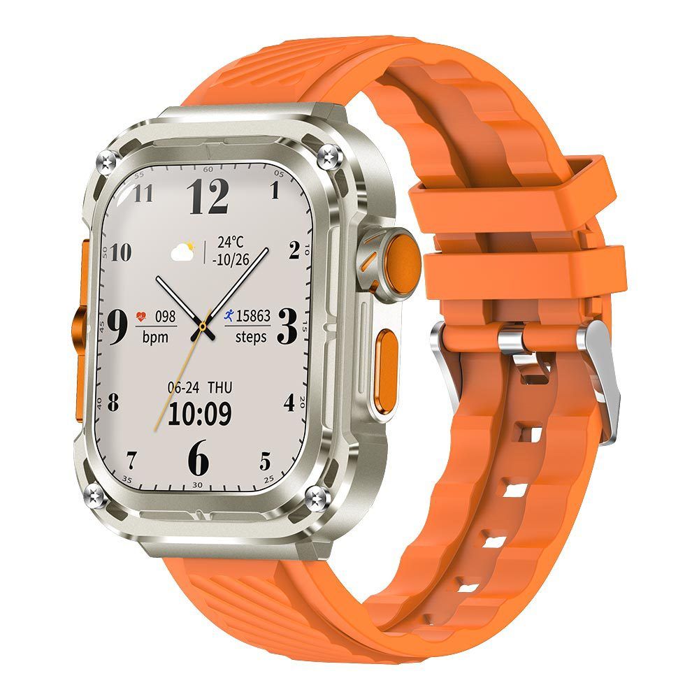 Z85 MAX Smart Watch Men Women NFC GPS Waterproof Smartwatches for Men Smart Island  Stainless Steel PU Leather TPU Straps Wristband Smart Band Fitness Bracelet For Android IOS Couple Women Smart watch