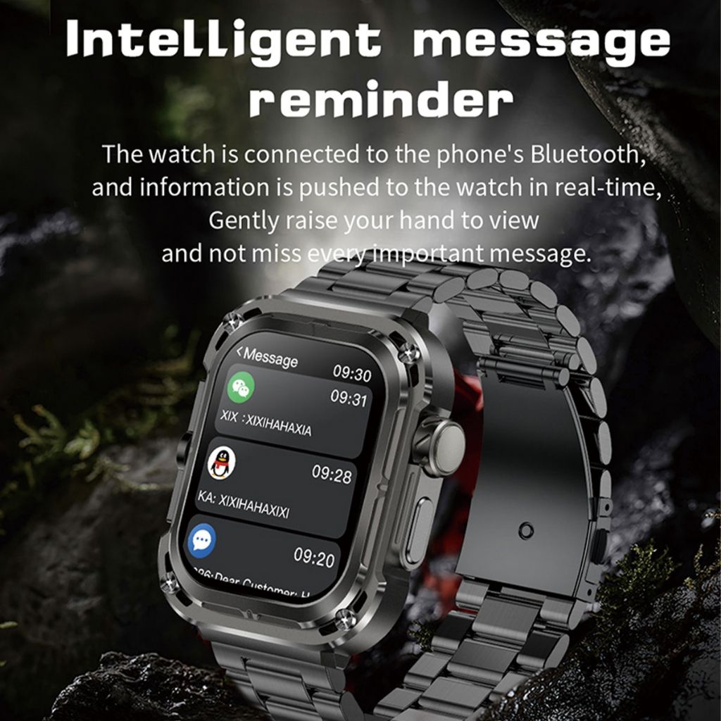 Z85 MAX Smart Watch Men Women NFC GPS Waterproof Smartwatches for Men Smart Island  Stainless Steel PU Leather TPU Straps Wristband Smart Band Fitness Bracelet For Android IOS Couple Women Smart watch