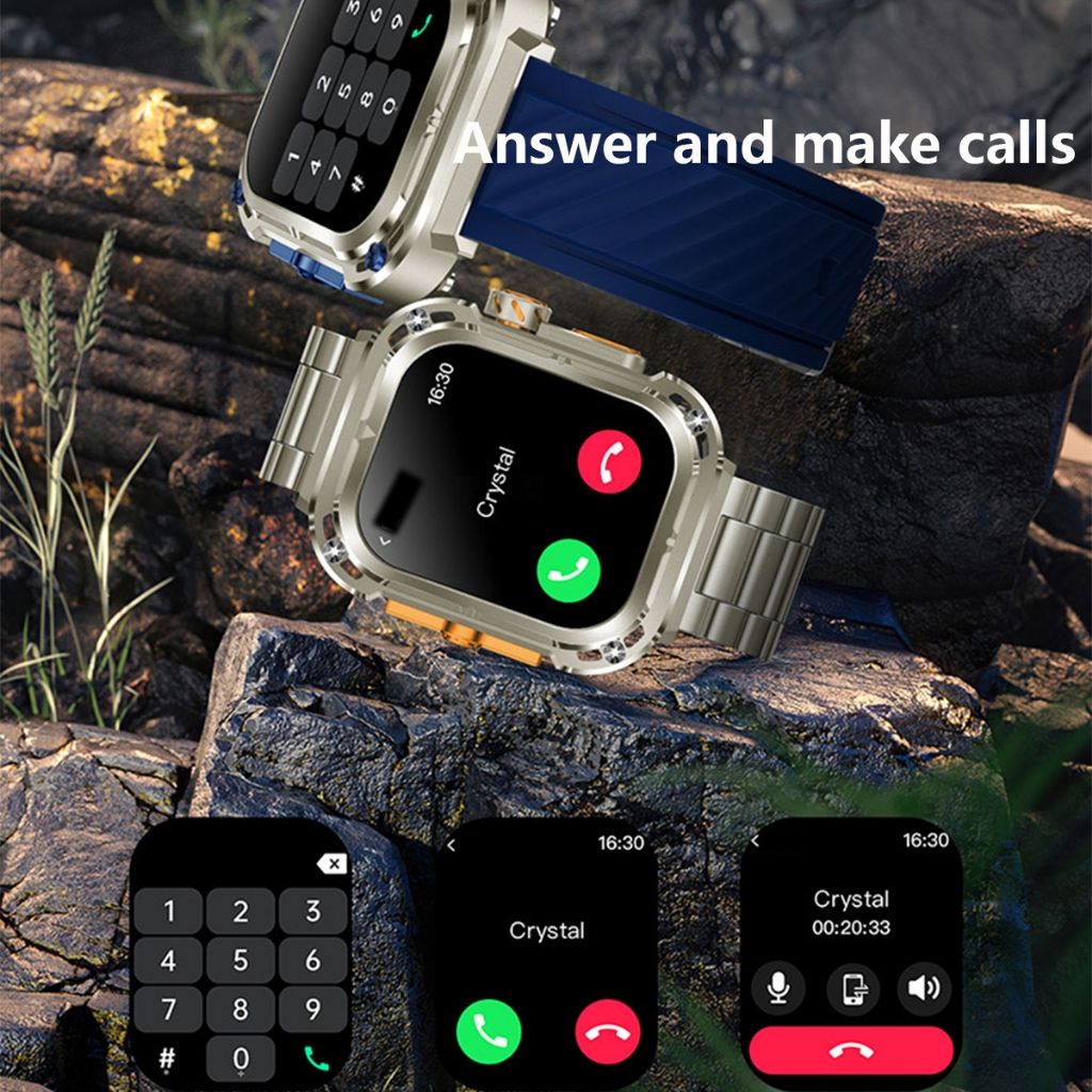 Z85 MAX Smart Watch Men Women NFC GPS Waterproof Smartwatches for Men Smart Island  Stainless Steel PU Leather TPU Straps Wristband Smart Band Fitness Bracelet For Android IOS Couple Women Smart watch