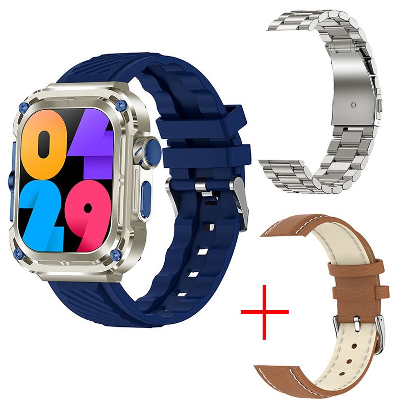 Z85 MAX Smart Watch Men Women NFC GPS Waterproof Smartwatches for Men Smart Island  Stainless Steel PU Leather TPU Straps Wristband Smart Band Fitness Bracelet For Android IOS Couple Women Smart watch
