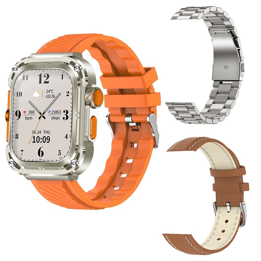 Z85 MAX smart watch with 3 straps gesture sensor touch control waterproof anti-fall anti-freeze ultra-long standby smartwatches sports bracelet For IOS Android Men Smart watch Women Smart watch