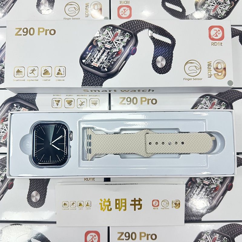 Z90 Pro Smartwatches Finger Sensor Alarm Clock Bluetooth Call SOS GPS IP68 Waterproof Wireless Bluetooth Heart Rate Monitor Fitness sports Bracelet Smart Band Men Smart watch Women Smart watch Couple