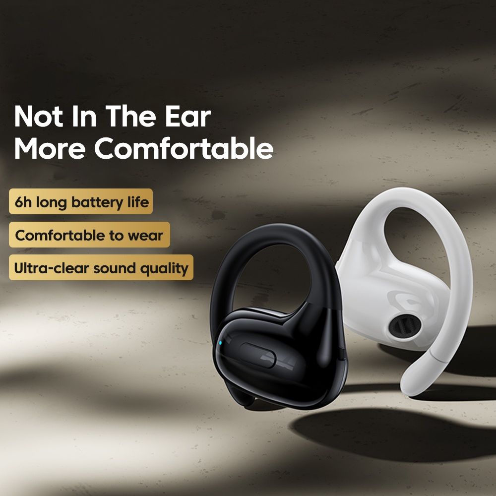 T18 Open Ear Headphones Wireless Earbuds With Earhooks Built In Mic Headset Ultra-Long Life Battery Earphones For Android iPhone IOS Bluetooth earbuds Wireless earphone with microphone airpods earpod