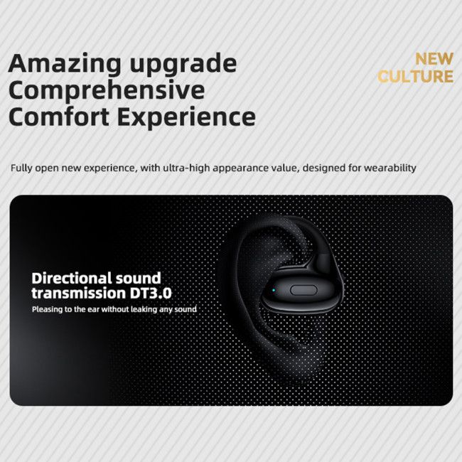 T18 Open Ear Headphones Wireless Earbuds With Earhooks Built In Mic Headset Ultra-Long Life Battery Earphones For Android iPhone IOS Bluetooth earbuds Wireless earphone with microphone airpods earpod