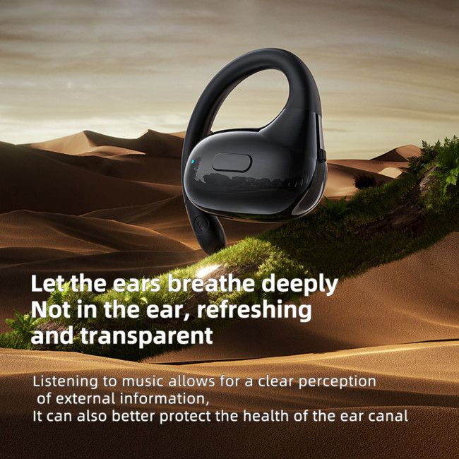 T18 Open Ear Headphones Wireless Earbuds With Earhooks Built In Mic Headset Ultra-Long Life Battery Earphones For Android iPhone IOS Bluetooth earbuds Wireless earphone with microphone airpods earpod