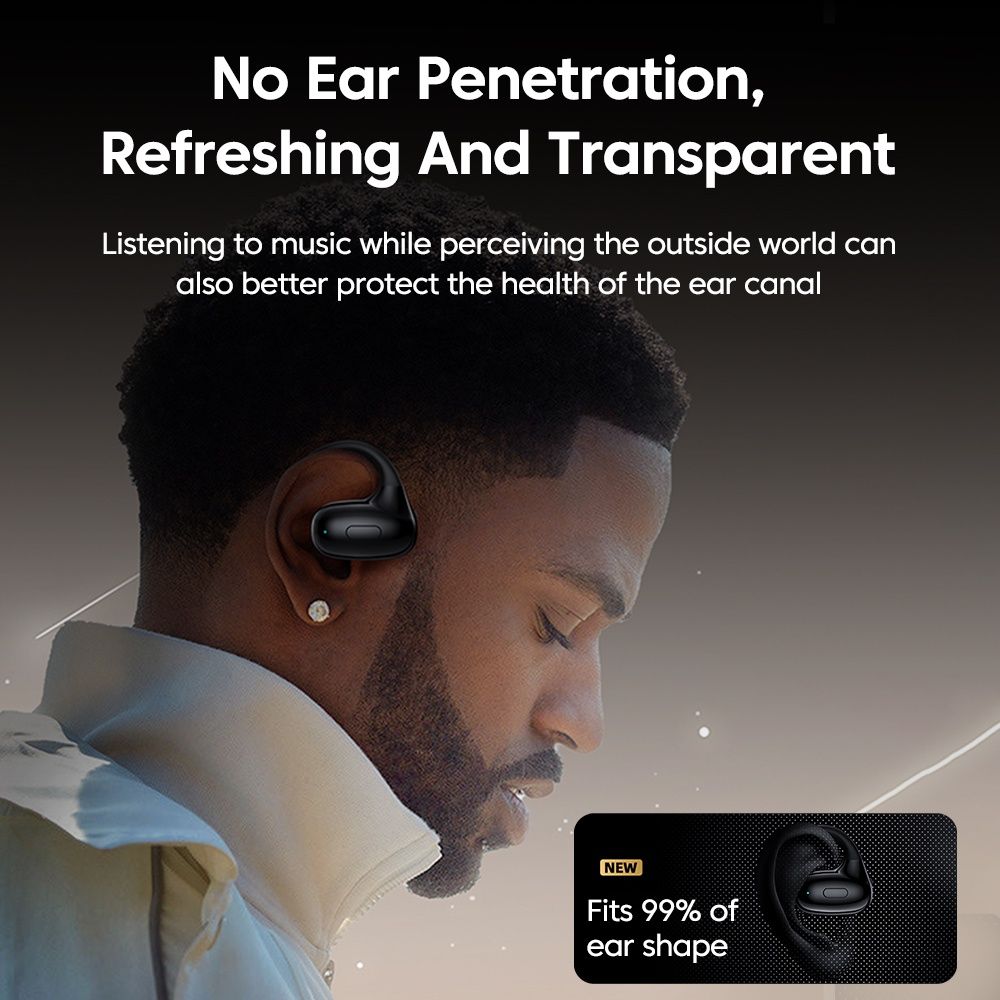 T18 Open Ear Headphones Wireless Earbuds With Earhooks Built In Mic Headset Ultra-Long Life Battery Earphones For Android iPhone IOS Bluetooth earbuds Wireless earphone with microphone airpods earpod