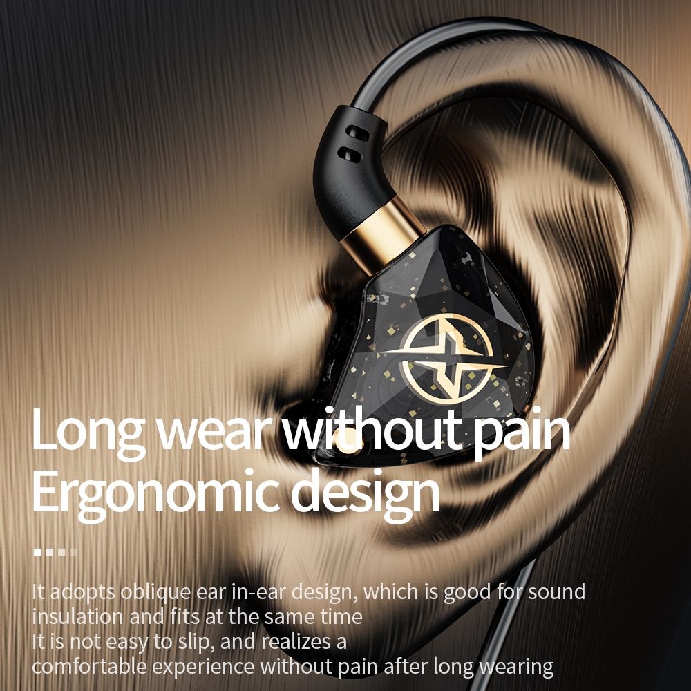 X6 Wired Earphone With Mic Stereo Earphone In Ear Monitor Original Earphone Bass Earfon Noise Cancelling Earbuds Heavy Bass Anchor 3m Extended Earphones Karaoke Music Sports Earphones for Men Women