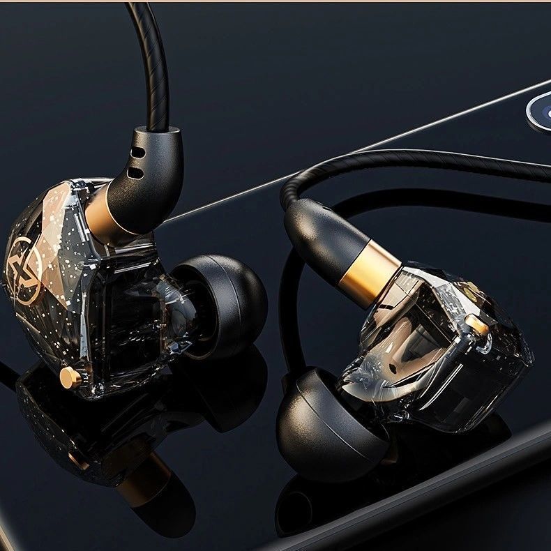 X6 Wired Earphone With Mic Stereo Earphone In Ear Monitor Original Earphone Bass Earfon Noise Cancelling Earbuds Heavy Bass Anchor 3m Extended Earphones Karaoke Music Sports Earphones for Men Women
