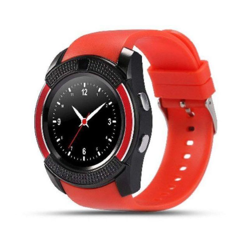 V8 Touch Screen Bluetooth Smart Watch With Sim card and TF Card slot Men's Smartwatch Sport Fitness Tracker Watches Sim Card Phone Support Camera independently Watch Style smartphone Men Smart watch
