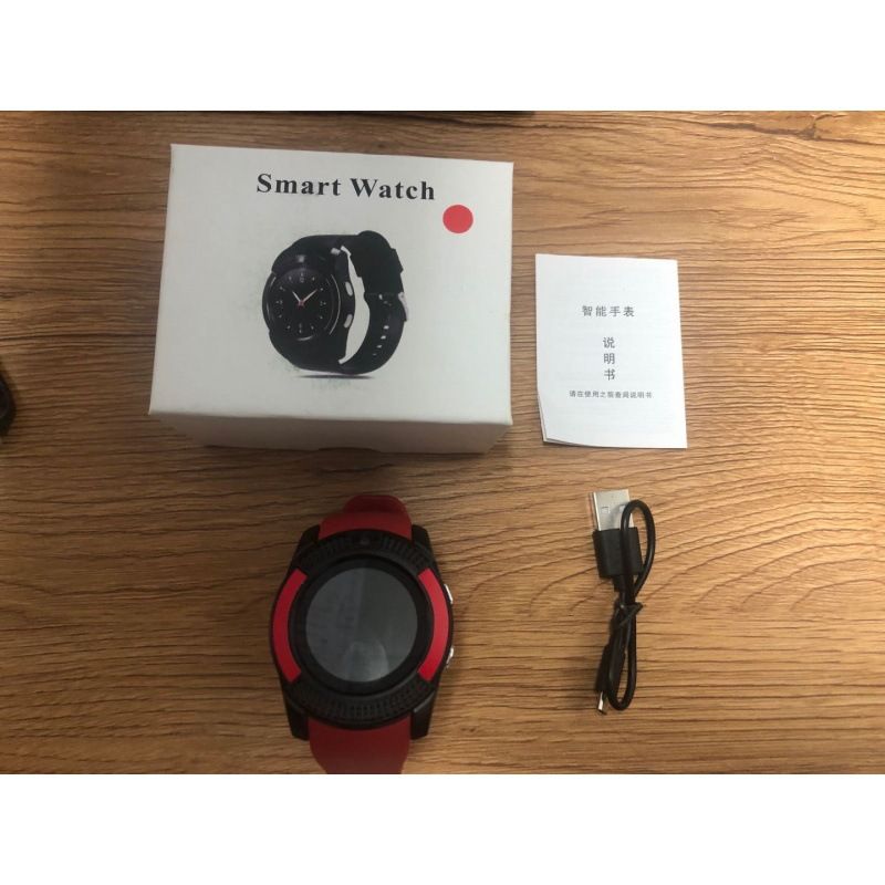 V8 Touch Screen Bluetooth Smart Watch With Sim card and TF Card slot Men's Smartwatch Sport Fitness Tracker Watches Sim Card Phone Support Camera independently Watch Style smartphone Men Smart watch