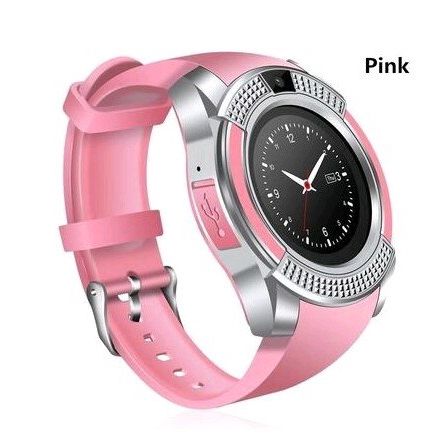 V8 Touch Screen Bluetooth Smart Watch With Sim card and TF Card slot Men's Smartwatch Sport Fitness Tracker Watches Sim Card Phone Support Camera independently Watch Style smartphone Men Smart watch