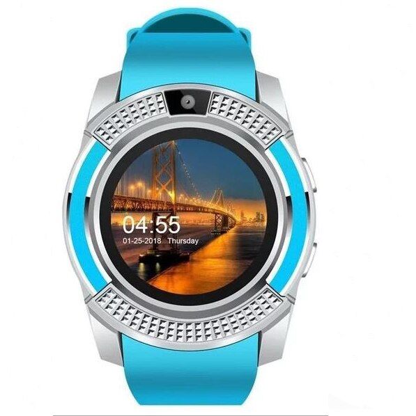 V8 Touch Screen Bluetooth Smart Watch With Sim card and TF Card slot Men's Smartwatch Sport Fitness Tracker Watches Sim Card Phone Support Camera independently Watch Style smartphone Men Smart watch