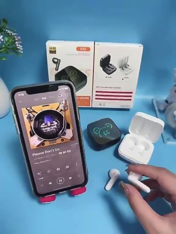 TWS Wireless Bluetooth Earphones K60 Touch Control 9D Stereo Bluetooth Headset With Mic Run Sport Earphones Waterproof Earbuds Led Display Wireless Earphone Earpods Noise Reduction Wireless Headphone