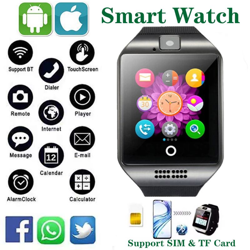 DZ09 men Smart Watch Bluetooth Smat watch Support Phone Call SMS Camera MP3 Music Sim card Micro SD Card Waterproof Wrist watch GSM Smartwatches Fitness Tracker sport Watch bracelet Women smart band