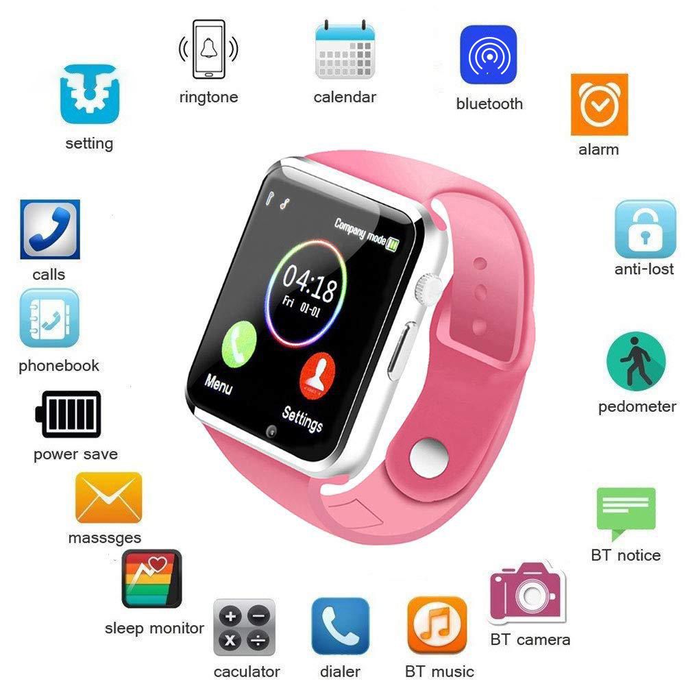 Smartwatches Support SIM TF Card Camera Waterproof Wristwatch GSM Smart Phone A1 smart watch support Bluetooth call with SIM card slot Android IOS Pedometer Multi-Functions Men Women Smart Watch