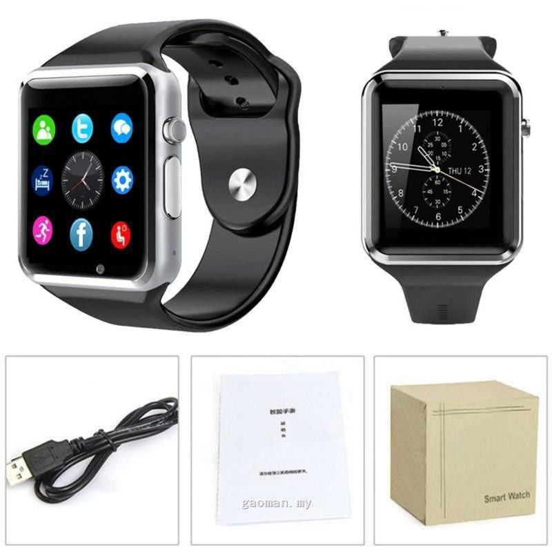 Smartwatches Support SIM TF Card Camera Waterproof Wristwatch GSM Smart Phone A1 smart watch support Bluetooth call with SIM card slot Android IOS Pedometer Multi-Functions Men Women Smart Watch