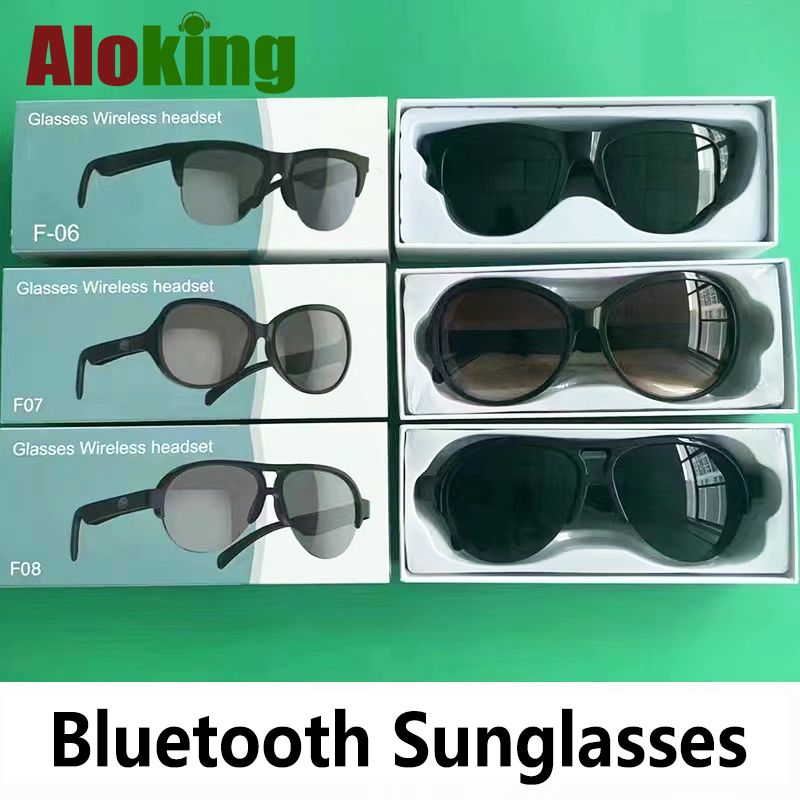 Smart Glasses Men Women bluetooth wireless sunglasses F08 F07 F06 Touch wireless headphone smart sunglasses anti-glare TWS Anti-Blu-ray Stereo music player headset Dual Speaker Wireless Earphone