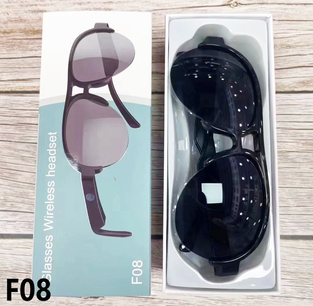 Smart Glasses Men Women bluetooth wireless sunglasses F08 F07 F06 Touch wireless headphone smart sunglasses anti-glare TWS Anti-Blu-ray Stereo music player headset Dual Speaker Wireless Earphone