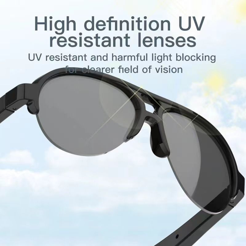 Smart Glasses Men Women bluetooth wireless sunglasses F08 F07 F06 Touch wireless headphone smart sunglasses anti-glare TWS Anti-Blu-ray Stereo music player headset Dual Speaker Wireless Earphone