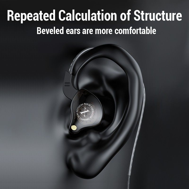 Aloking X2 Deep Bass Dynamic Wired Earphone wired headphone gaming pods With Mic Stereo In-Ear Headset HIFI Sound Music Noise Canceling Buds 3.5mm Universal headphones Running Sports Earphone