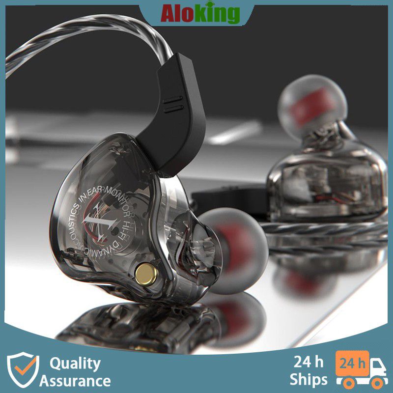 Aloking X2 Deep Bass Dynamic Wired Earphone wired headphone gaming pods With Mic Stereo In-Ear Headset HIFI Sound Music Noise Canceling Buds 3.5mm Universal headphones Running Sports Earphone