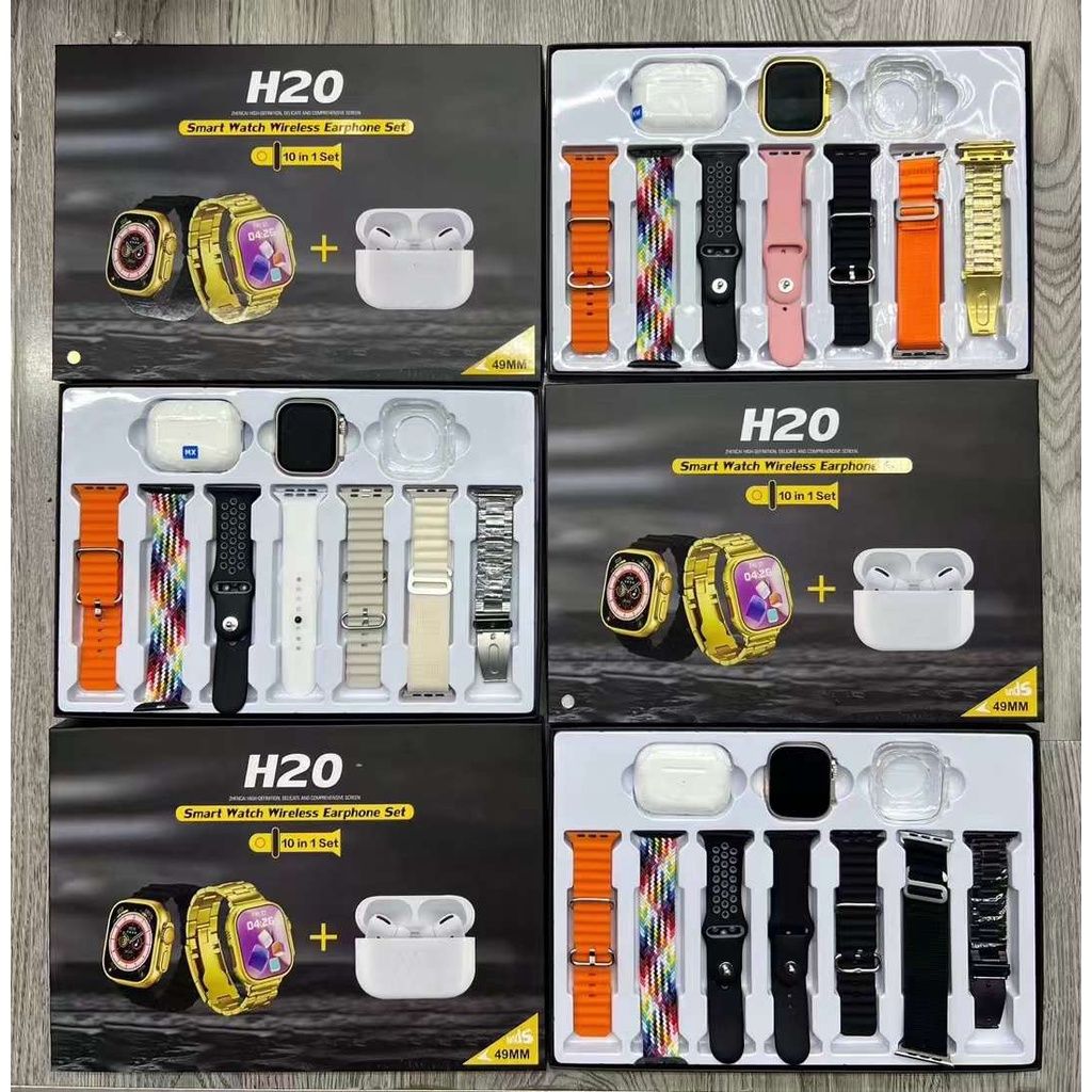 S9 Ultra Smart watch wireless earphone set Men Women Smart Watch H30 H20 H12 Touch Smartwatches Waterproof Sports Men Wrist Watch Bluetooth Original Heart Rate Smart Bracelet Smart Band Unisex Watch
