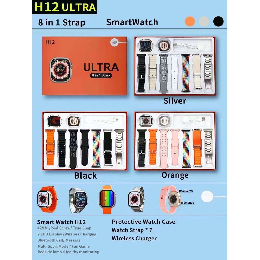 S9 Ultra Smart watch wireless earphone set Men Women Smart Watch H30 H20 H12 Touch Smartwatches Waterproof Sports Men Wrist Watch Bluetooth Original Heart Rate Smart Bracelet Smart Band Unisex Watch