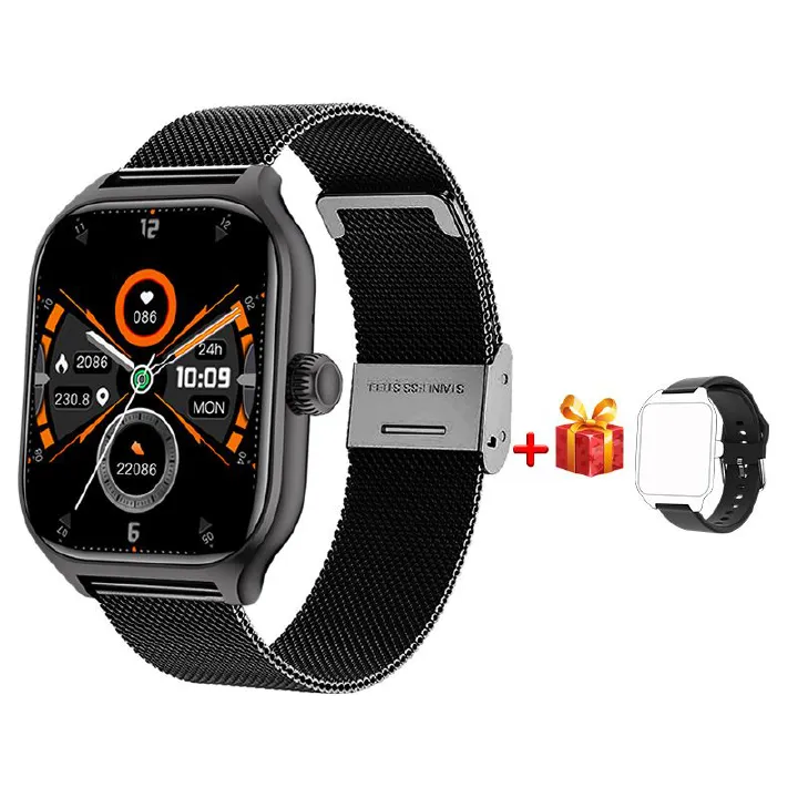 Unisex Smart Watch Ultra-Thin 2.01'' HD Screen Waterproof Fitness sports watch Bluetooth Call Smart Alarm Clock Ladies Smart Bracelet Wrist Watch heart rate Monitor H16 GTS4 Men Women Smartwatch Gift