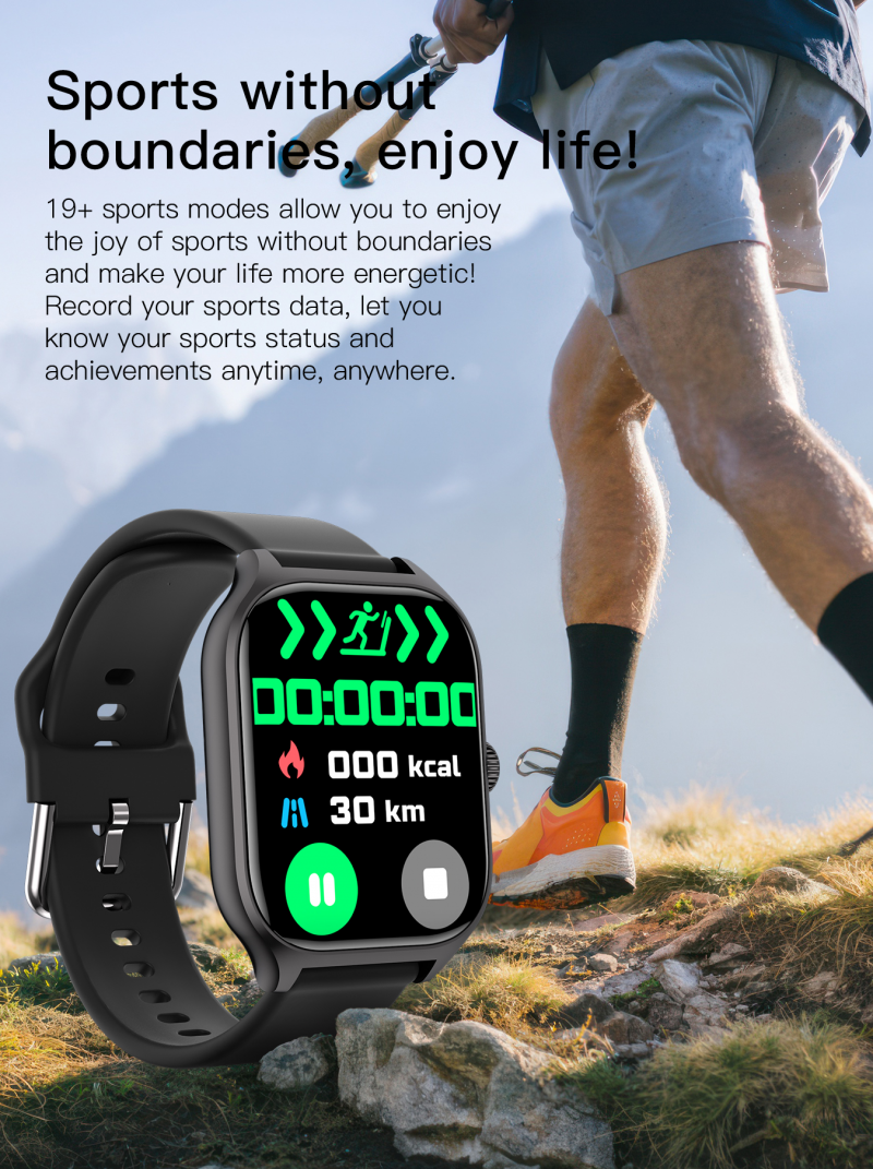 Unisex Smart Watch Ultra-Thin 2.01'' HD Screen Waterproof Fitness sports watch Bluetooth Call Smart Alarm Clock Ladies Smart Bracelet Wrist Watch heart rate Monitor H16 GTS4 Men Women Smartwatch Gift