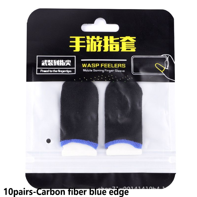 10pairs Aloking wasp feelers game finger sleeve Mobile phone and tablet touch screen game finger cots anime finger cots anti-sweat and anti-slip finger sleeves for gaming Game for Peace Honor of Kings
