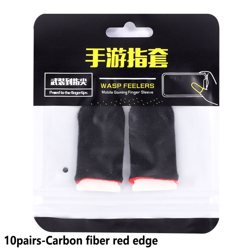 10pairs Aloking wasp feelers game finger sleeve Mobile phone and tablet touch screen game finger cots anime finger cots anti-sweat and anti-slip finger sleeves for gaming Game for Peace Honor of Kings
