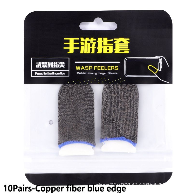 10pairs Aloking wasp feelers game finger sleeve Mobile phone and tablet touch screen game finger cots anime finger cots anti-sweat and anti-slip finger sleeves for gaming Game for Peace Honor of Kings