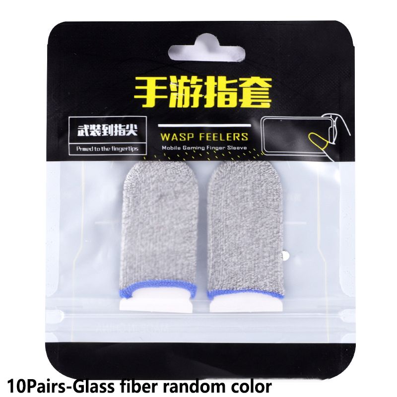 10pairs Aloking wasp feelers game finger sleeve Mobile phone and tablet touch screen game finger cots anime finger cots anti-sweat and anti-slip finger sleeves for gaming Game for Peace Honor of Kings