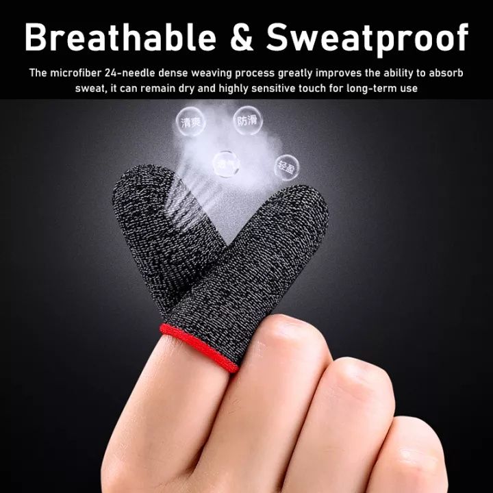 10pairs Aloking wasp feelers game finger sleeve Mobile phone and tablet touch screen game finger cots anime finger cots anti-sweat and anti-slip finger sleeves for gaming Game for Peace Honor of Kings