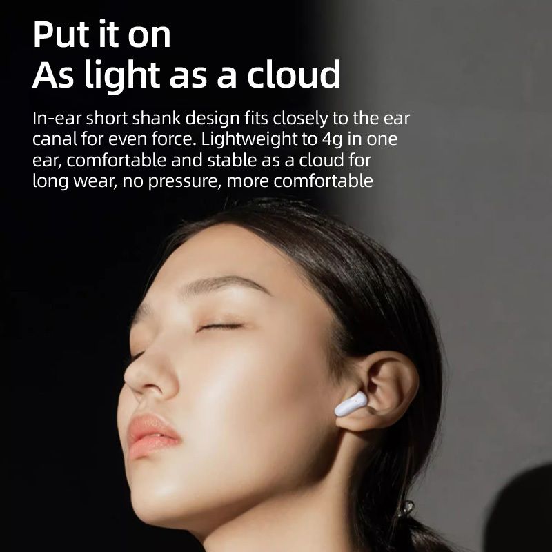 S90 TWS Earphones Wireless Fone Bluetooth Earphones Touch Control Mini Headset Dual Mic Noise Reduction Hifi Stereo Wireless Earbuds for Xiaomi Huawei iPhone In-Ear Wireless earphone gaming Earbuds