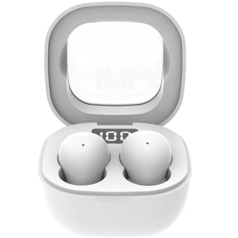 Aloking SK19 Lightweight Mini Sleep Bluetooth Earphone Wireless Music Gaming Earbuds Binaural HIFI Stereo TWS Bluetooth Headphone In-Ear Sleep Noise Cancelling Bluetooth Headset With Microphone