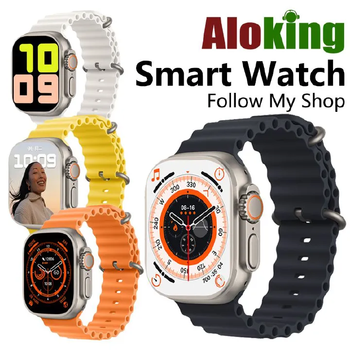 49mm T900 Ultra Smart Watch Bluetooth Call IP67 Waterproof Game Smart watch Series 8 Fitness Tracker Sport Watch for men Square Watch for women couple watch Kids Watch T800 Ultra watch Smartwatches