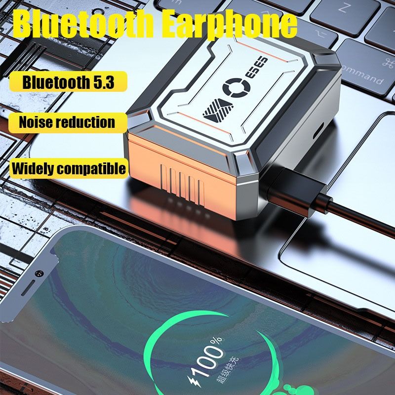 M99 TWS Wireless Bluetooth 5.3 Earphones Digital Display Sliding Cover Design Wireless Headset Low-power Waterproof Sports Headphones Noise Reduction Without Delay Gaming Wireless Earbuds Microphone