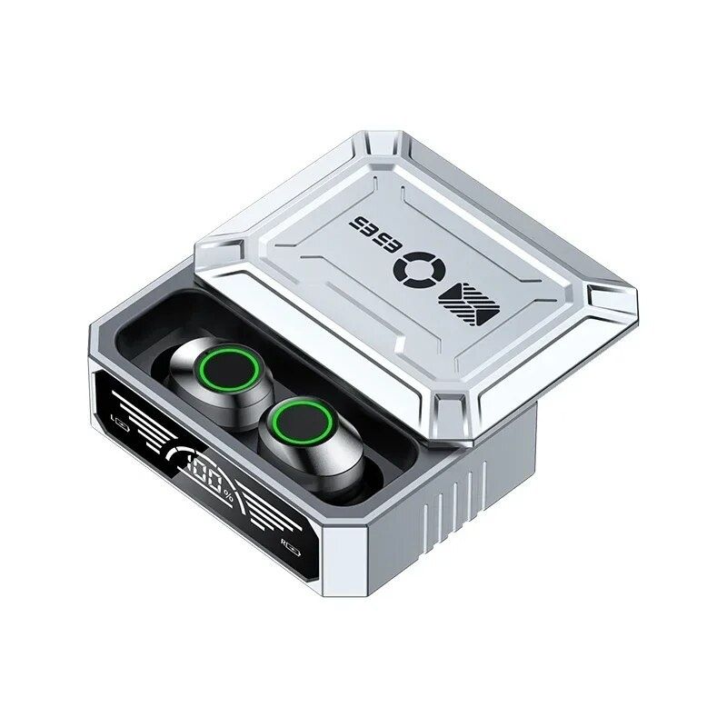 M99 TWS Wireless Bluetooth 5.3 Earphones Digital Display Sliding Cover Design Wireless Headset Low-power Waterproof Sports Headphones Noise Reduction Without Delay Gaming Wireless Earbuds Microphone