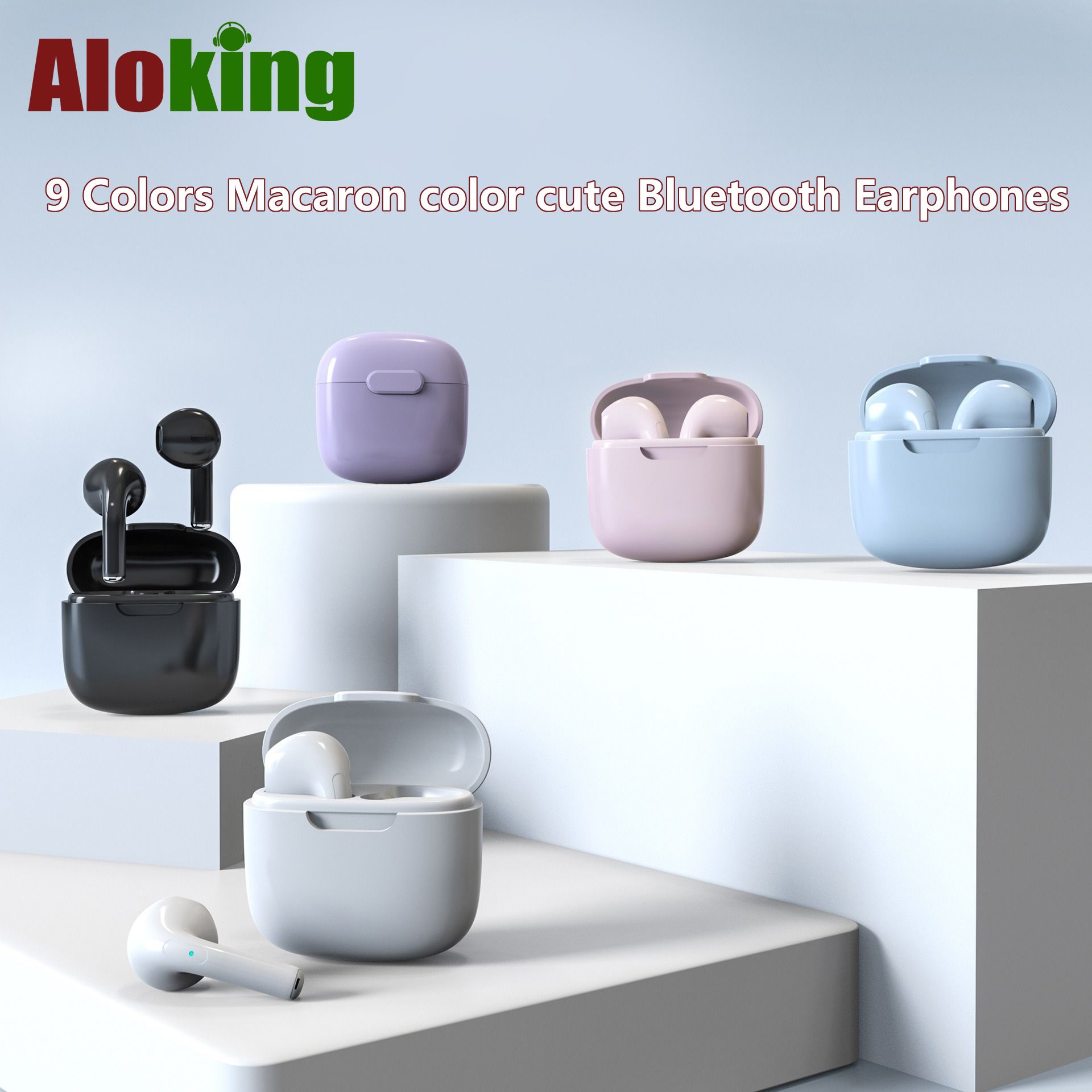 A2 Pro TWS Wireless Bluetooth Earphone Coloful Simple in ear Bluetooth Headset AirPods inpods with Wireless Charging Case True Wireless Earphone Gaming Wireless Earbuds Gaming Headphone air Pod