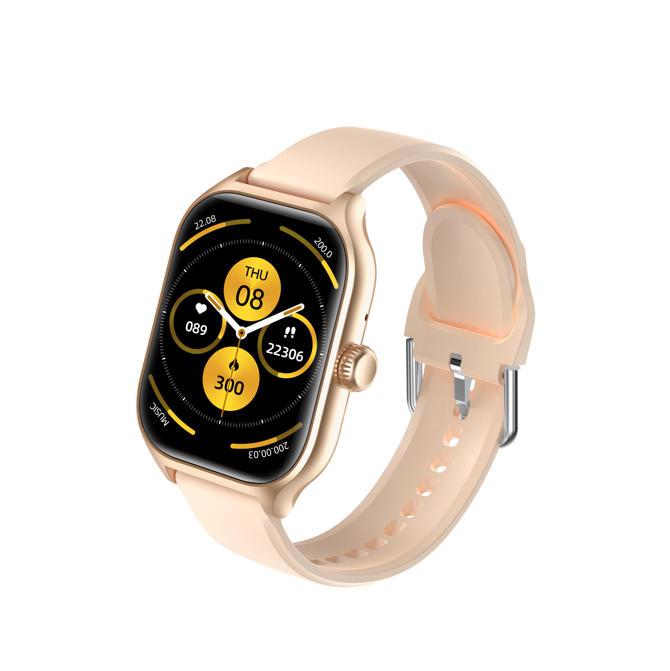 GT4 Pro Smart Watch Multi-Sport Mode Fitness Heart Rate Blood Pressure Oxygen Sleep Monitoring HD Full Touch Screen Custom Dial Women Men Smartwatch Wrist Watch Smart Bracelet Waterproof Sports Watch