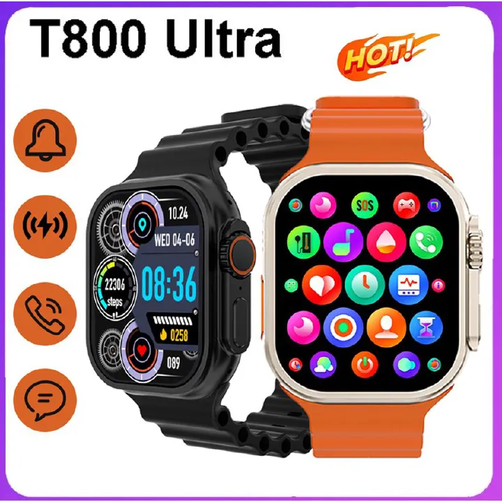 T800 Ultra Watch T900 Ultra Smart Watch Series Bluetooth Call IP67 Waterproof 49mm Game Smart watch Sports Watches Fitness Tracker Sport Watch for man Square Watch for woman couple watch Kids Watch