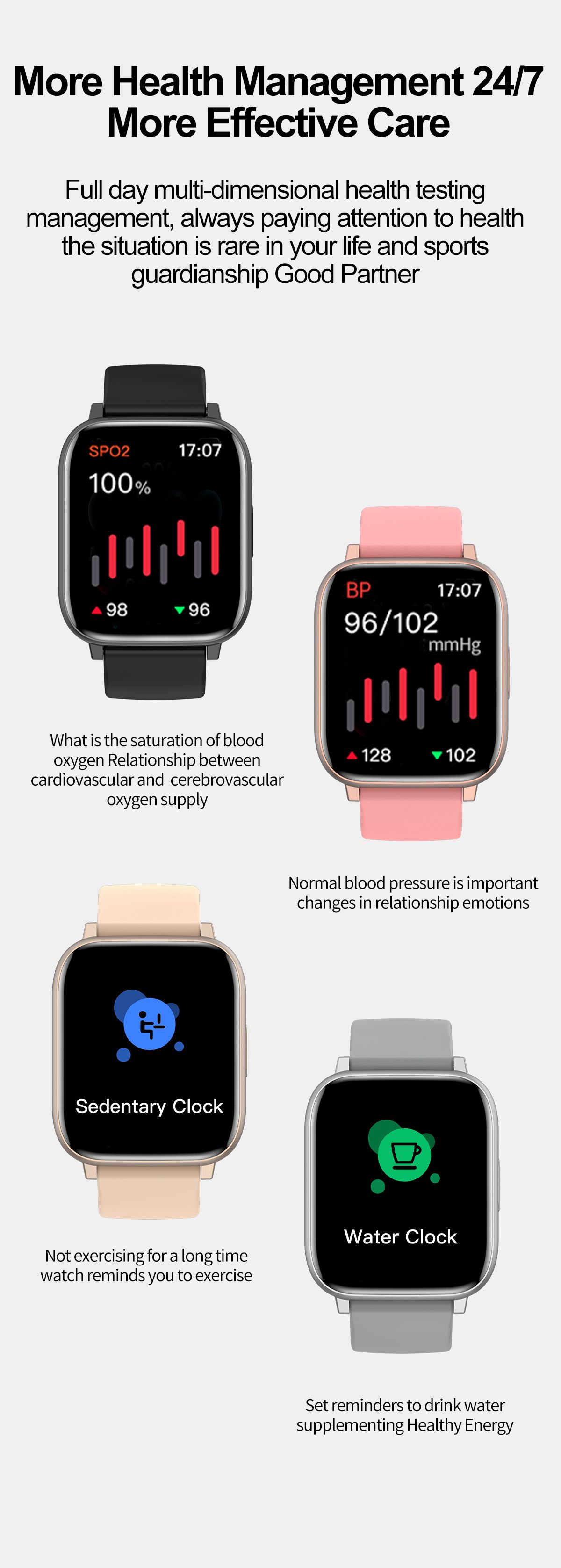 H9 smart watch 1.77inch Touch Screen health monitoring Bluetooth call Smartwatch heart rate blood oxygen monitoring fitness sports watch square watch men's smart watch women's smart watch kids watch