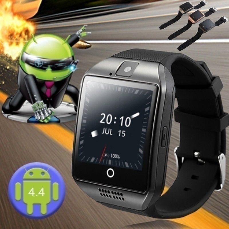 Smart watch Q18 with camera SIM card slot Bluetooth fitness pedometer music player curved screen Bluetooth call Man Smart watch sports watch Unisex Watch Kids Watch Smartwatch Women Wristwatch